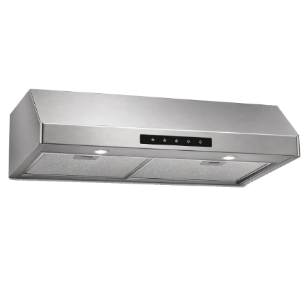 Stainless steel under-cabinet range hood repair in Toronto